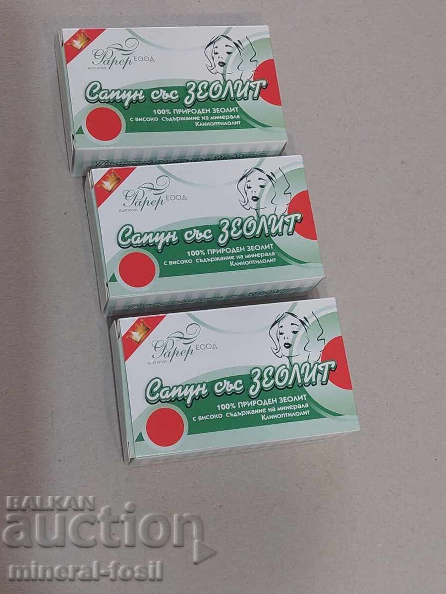 Zeolite soap for a clean body