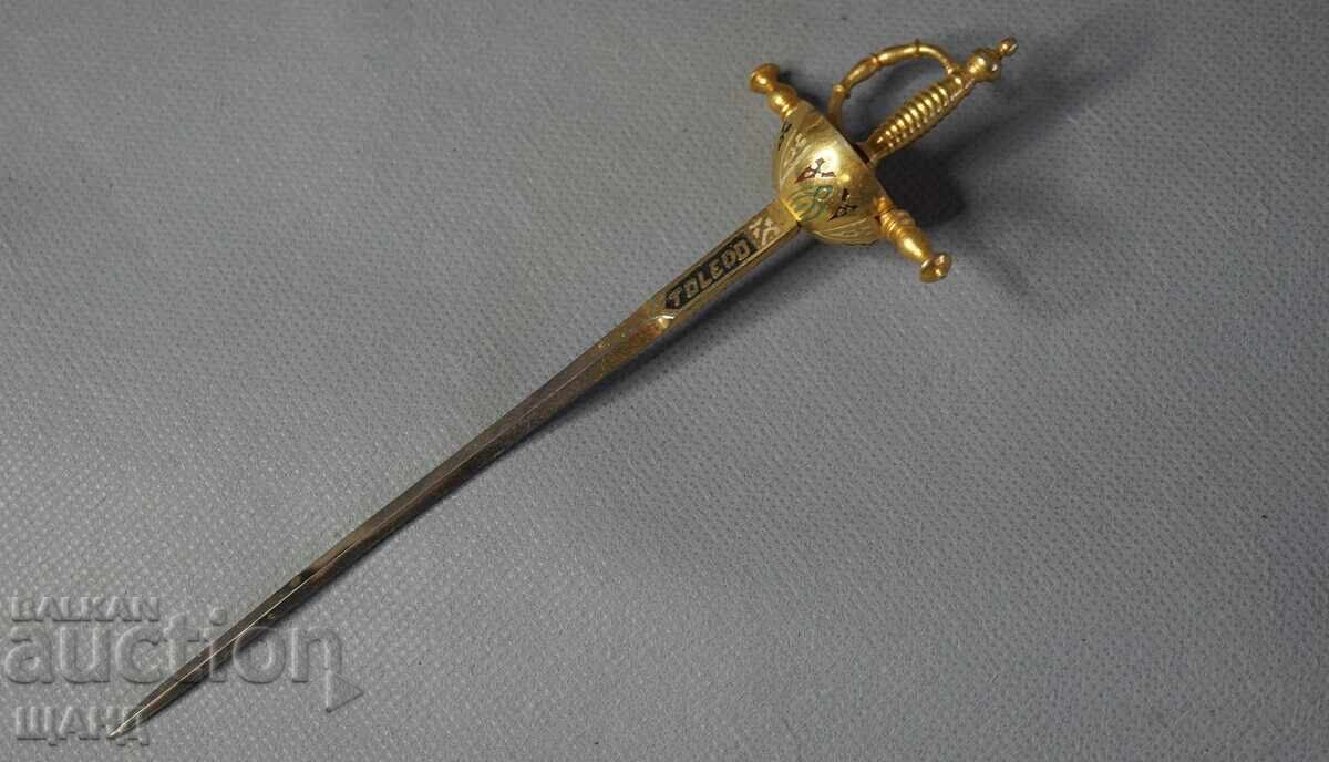 TOLEDO Sabie veche pentru tăiat hârtie, scrisori, săbii, spade