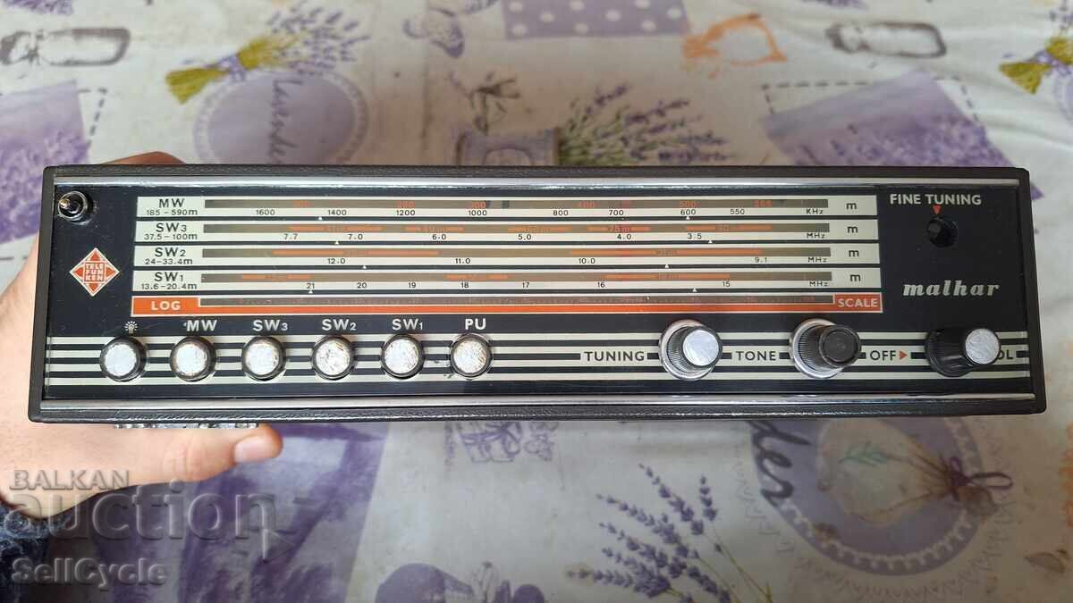 ✅РАДИО/ТРАНЗИСТОР MALHAR TELEFUNKEN❗ с цена € 10.00 | 19.56 лв.