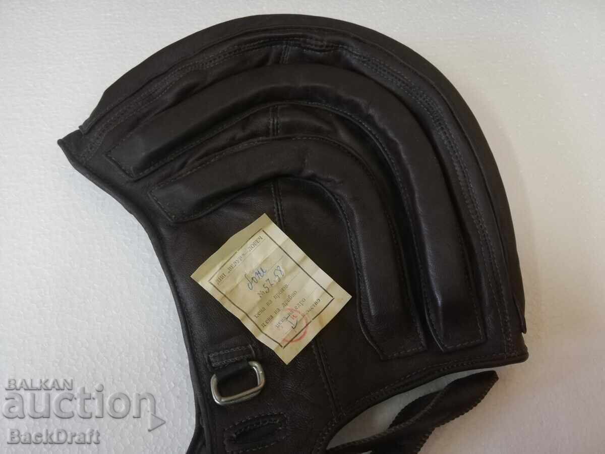 Căciulă de vară din piele de tip parașută, Cască Mărimea 57-58 - 6