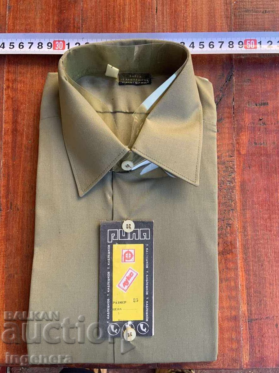 CĂMAȘĂ BĂRBĂTEASCĂ NOUĂ UNIFORMĂ MILITARĂ ETICHETĂ