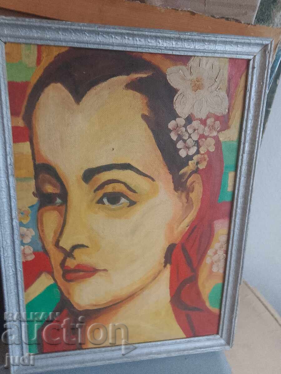 Pictură veche în ulei