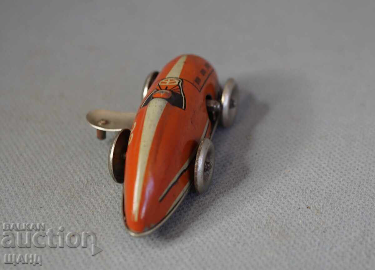 Доставка на Стара метална механична играчка формула състезателна кола