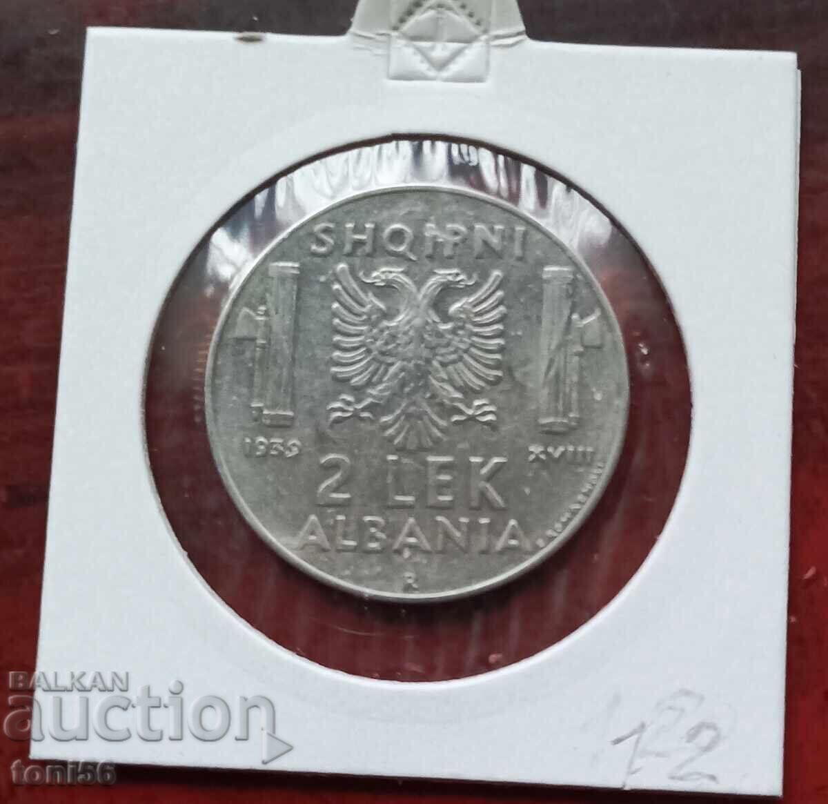 Albania 2 Lekë 1939