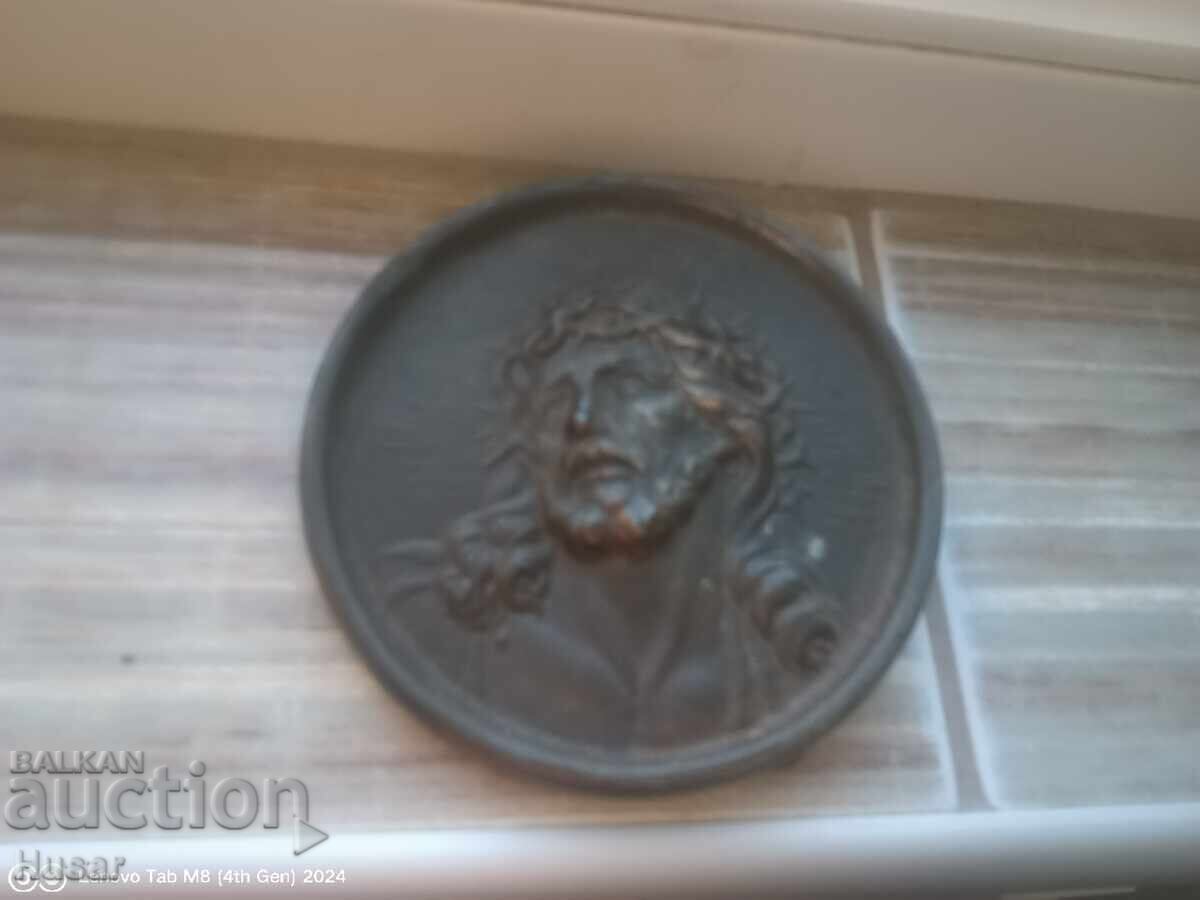 Επιτραπέζια χάλκινη εικόνα Ιησούς Χριστός