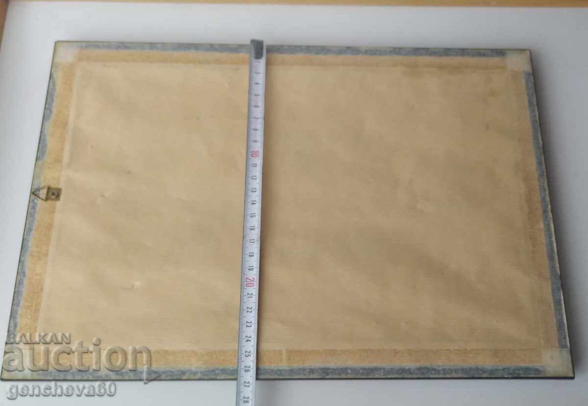 Delivery of Beautiful framed tapestry "Loyalty" / fine stitch 0.01mm