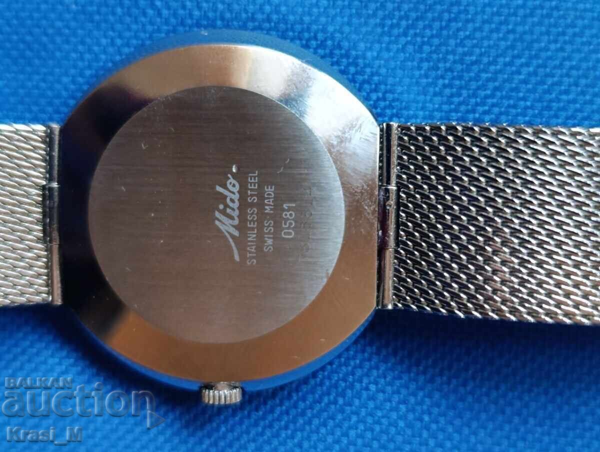 Licitație Nou ceas elvețian Mido, Ocean star, QUARTZ cu cutie