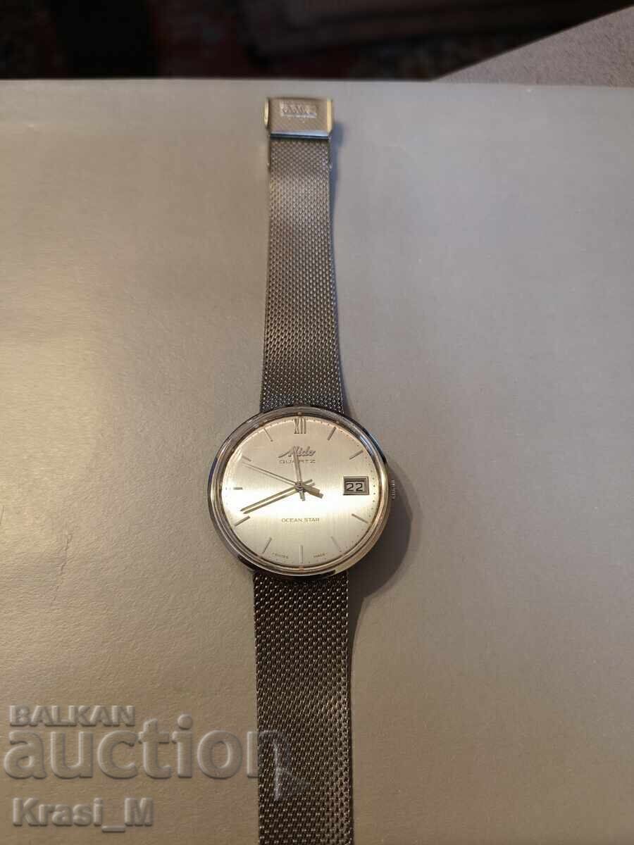 Livrarea Nou ceas elvețian Mido, Ocean star, QUARTZ cu cutie