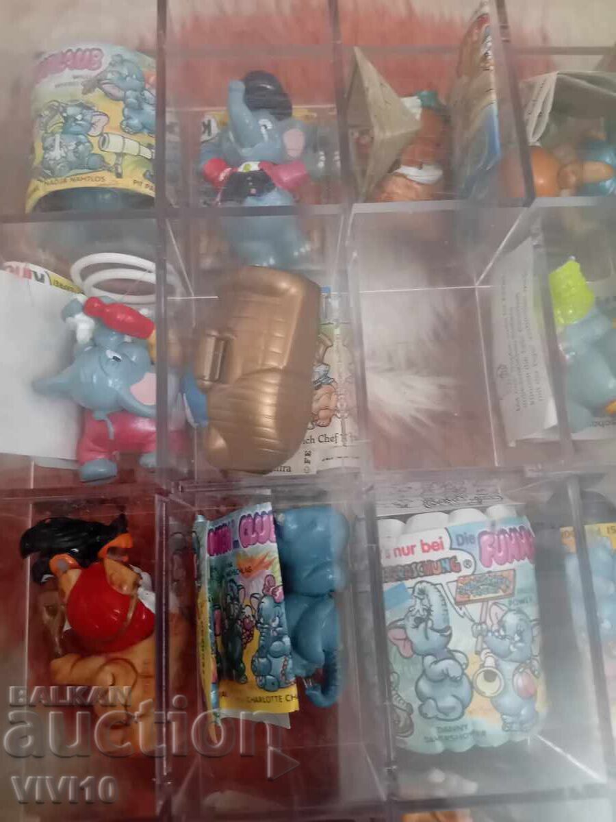 Играчки,серии,киндер, 39 бр, в кутия с цена € 40.00 | 78.23 лв.
