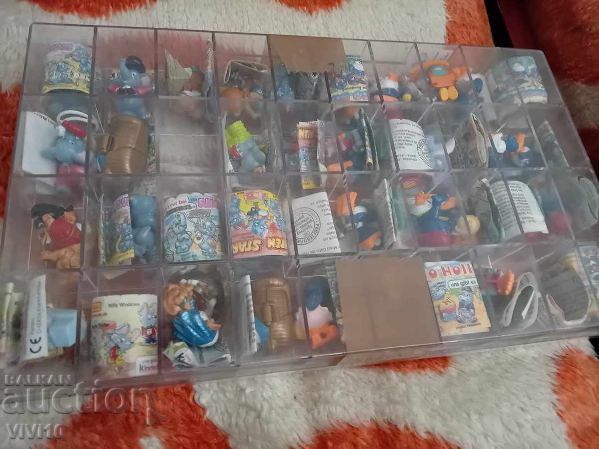 Играчки,серии,киндер, 39 бр, в кутия
