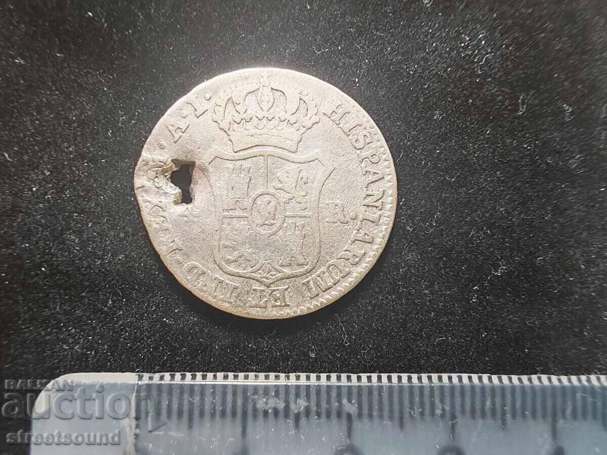Испания, Хосе Наполеон 1810, Сребро с цена € 20.00 | 39.12 лв.