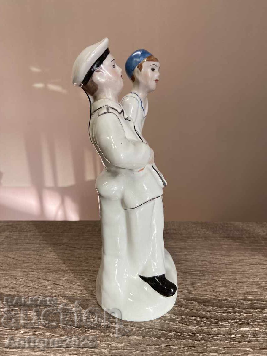 Delivery of Vintage Porcelain Figurine "Two Sailors", USSR