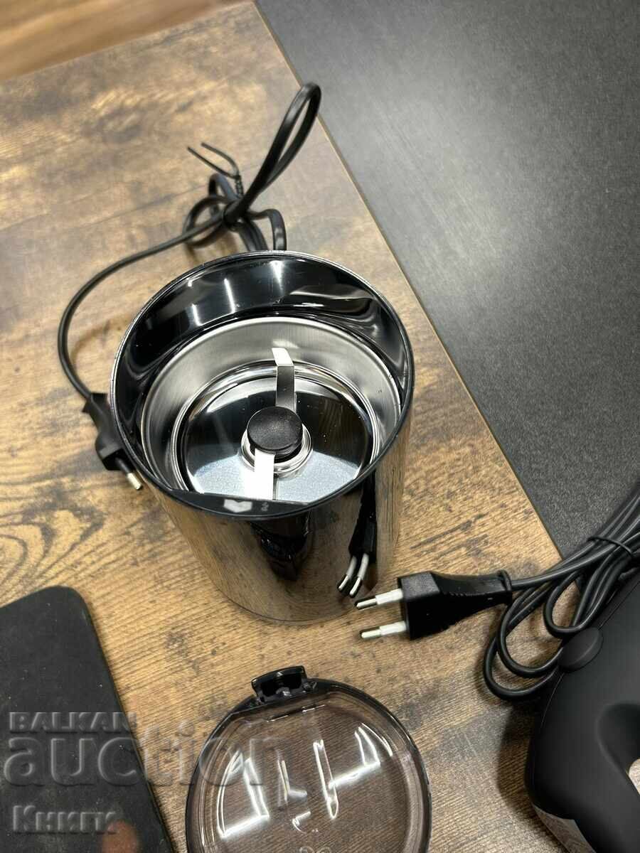 Livrarea Râșniță de cafea Bosch și mixer pentru frappe Rohnson - noi