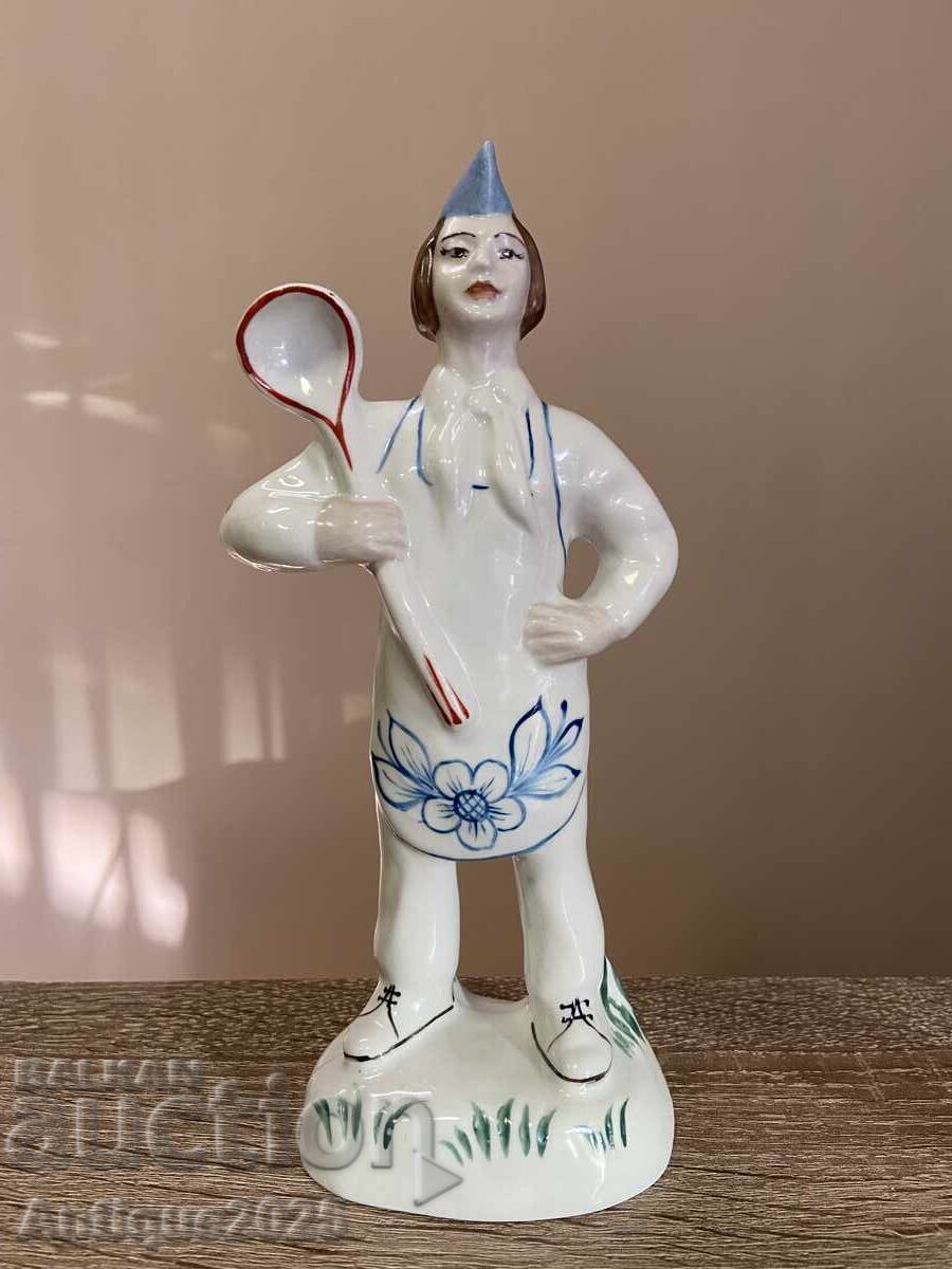 Βίντατζ πορσελάνινο ειδώλιο "Μαγείρισσα με κουτάλα", ΕΣΣΔ