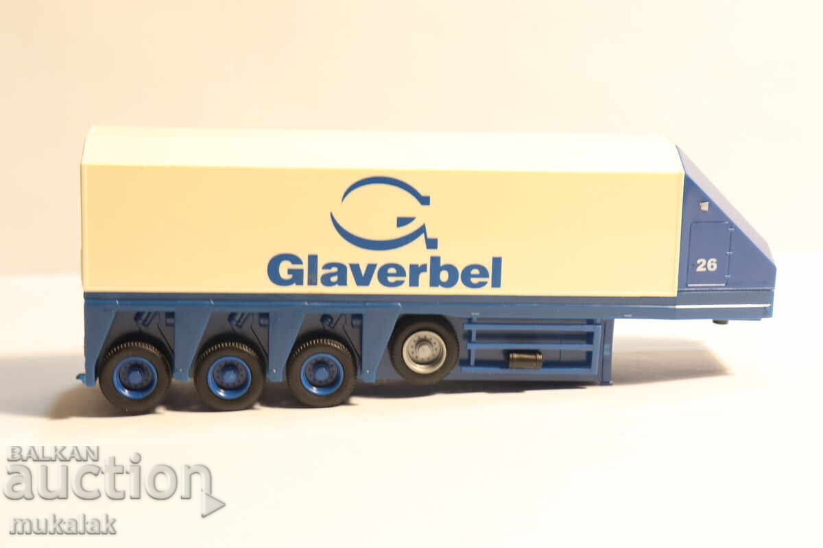 Δημοπρασία AWM H0 1/87 ΡΕΜΑΡΚΕ ΜΕΤΑΦΟΡΑΣ ΓΥΑΛΙΝΩΝ ΚΟΥΦΩΜΑΤΩΝ ΦΟΡΤΗΓΟ ΜΟΝΤΕΛΟ