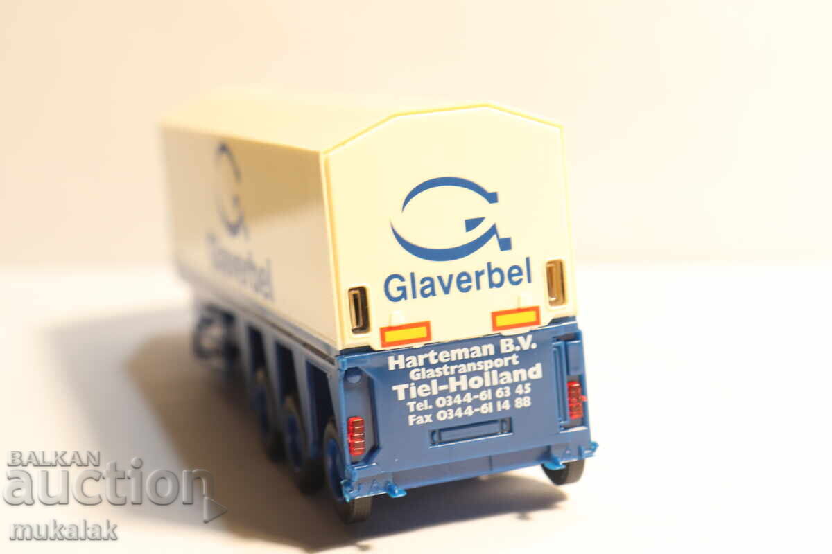 Παράδοση AWM H0 1/87 ΡΕΜΑΡΚΕ ΜΕΤΑΦΟΡΑΣ ΓΥΑΛΙΝΩΝ ΚΟΥΦΩΜΑΤΩΝ ΦΟΡΤΗΓΟ ΜΟΝΤΕΛΟ