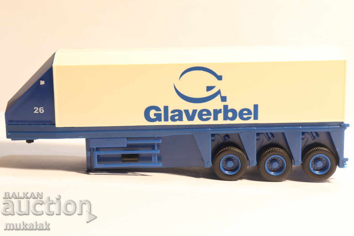 AWM H0 1/87 ΡΕΜΑΡΚΕ ΜΕΤΑΦΟΡΑΣ ΓΥΑΛΙΝΩΝ ΚΟΥΦΩΜΑΤΩΝ ΦΟΡΤΗΓΟ ΜΟΝΤΕΛΟ