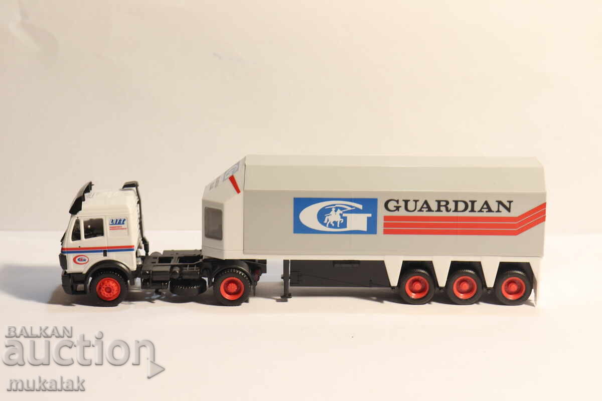 HERPA H0 1/87 MERCEDES BENZ ΜΕΤΑΦΟΡΑ ΓΥΑΛΙΟΥ ΦΟΡΤΗΓΟ ΜΟΝΤΕΛΟ