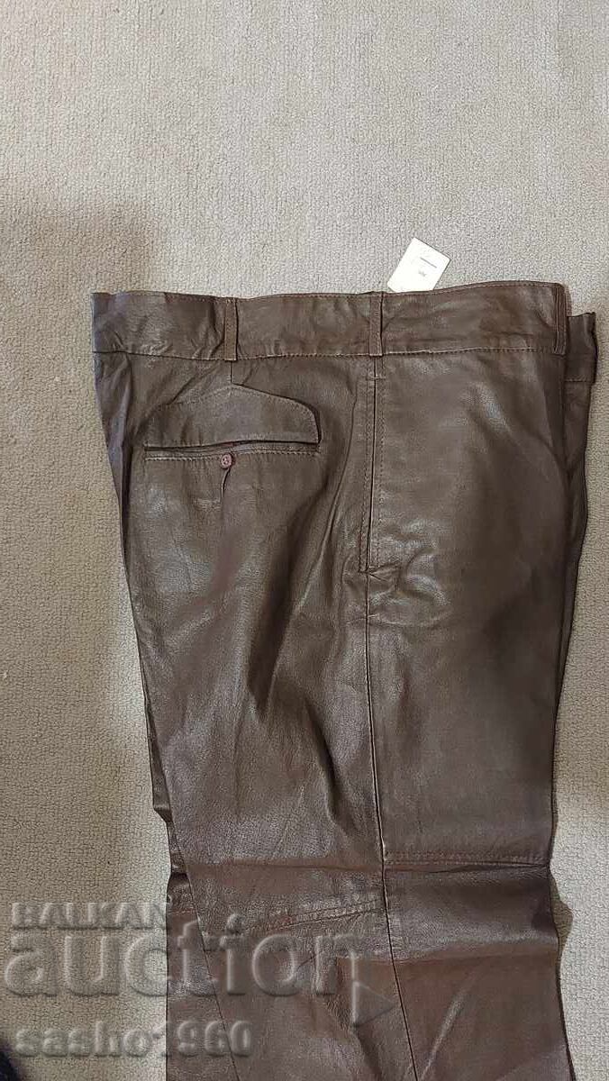 Ρετρό δερμάτινο παντελόνι από γνήσιο δέρμα 1977. Καινούργιο - 6