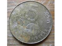 5 Stamps 1993 - Finland