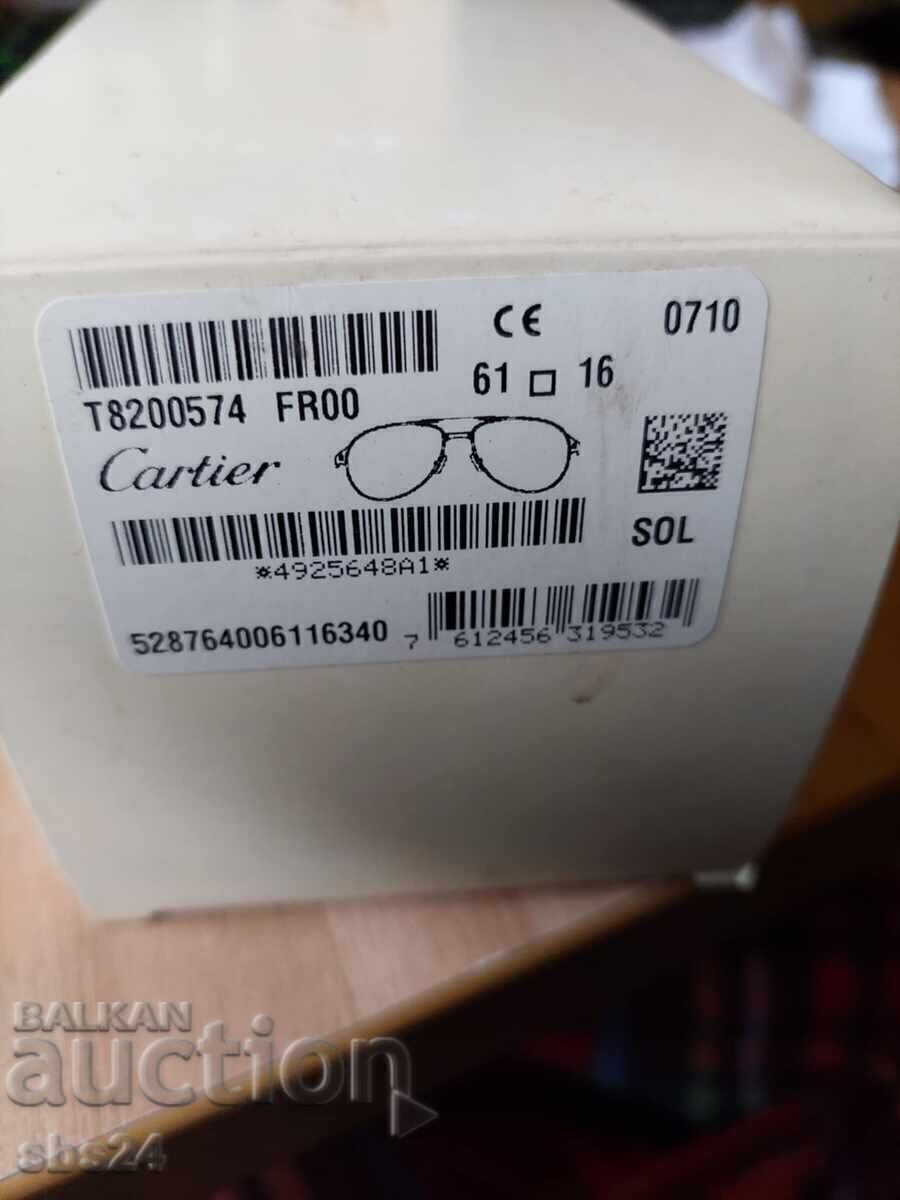 Licitație Cartier Ramă Metalică Argintie Santos Dumont Edition Aviator