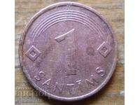 1 λεπτό 1997 - Λετονία