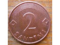 2 λεπτά 2000 g. - Λετονία