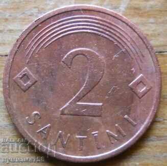 2 cenți 2006 - Letonia