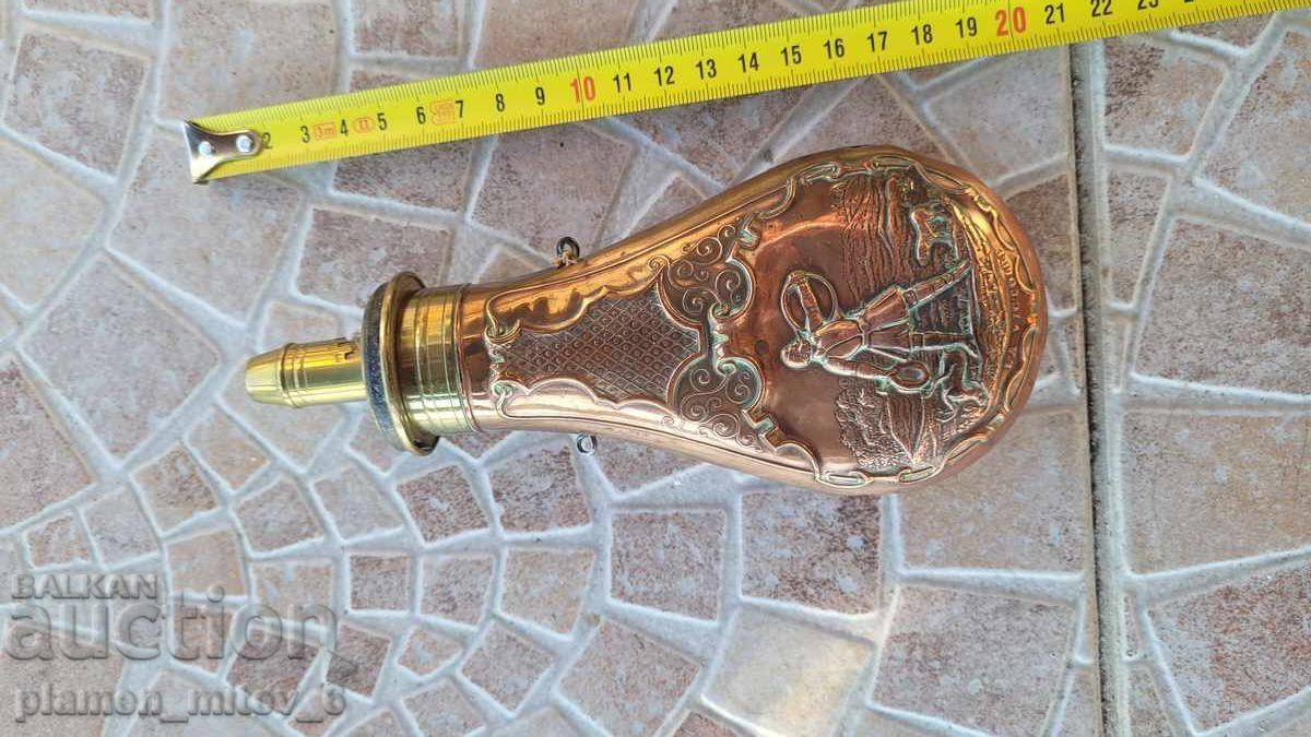 Gunpowder flask 3, cannon, pistol, handgun