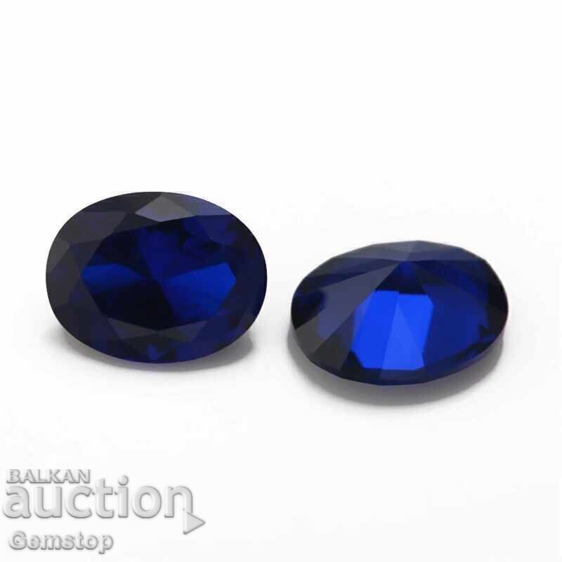 BZC! 4.05 ct. Diffusion Sapphire Oval from 1st! with price € 0.01 | 0.02 BGN