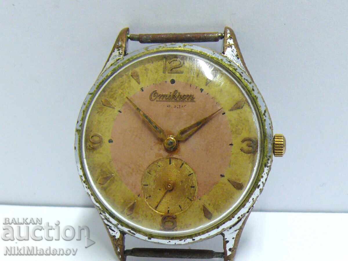 Ceas de mână elvețian OMIKRON pentru bărbați, funcțional