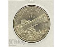 Люксембург 5 екю 1992 г.