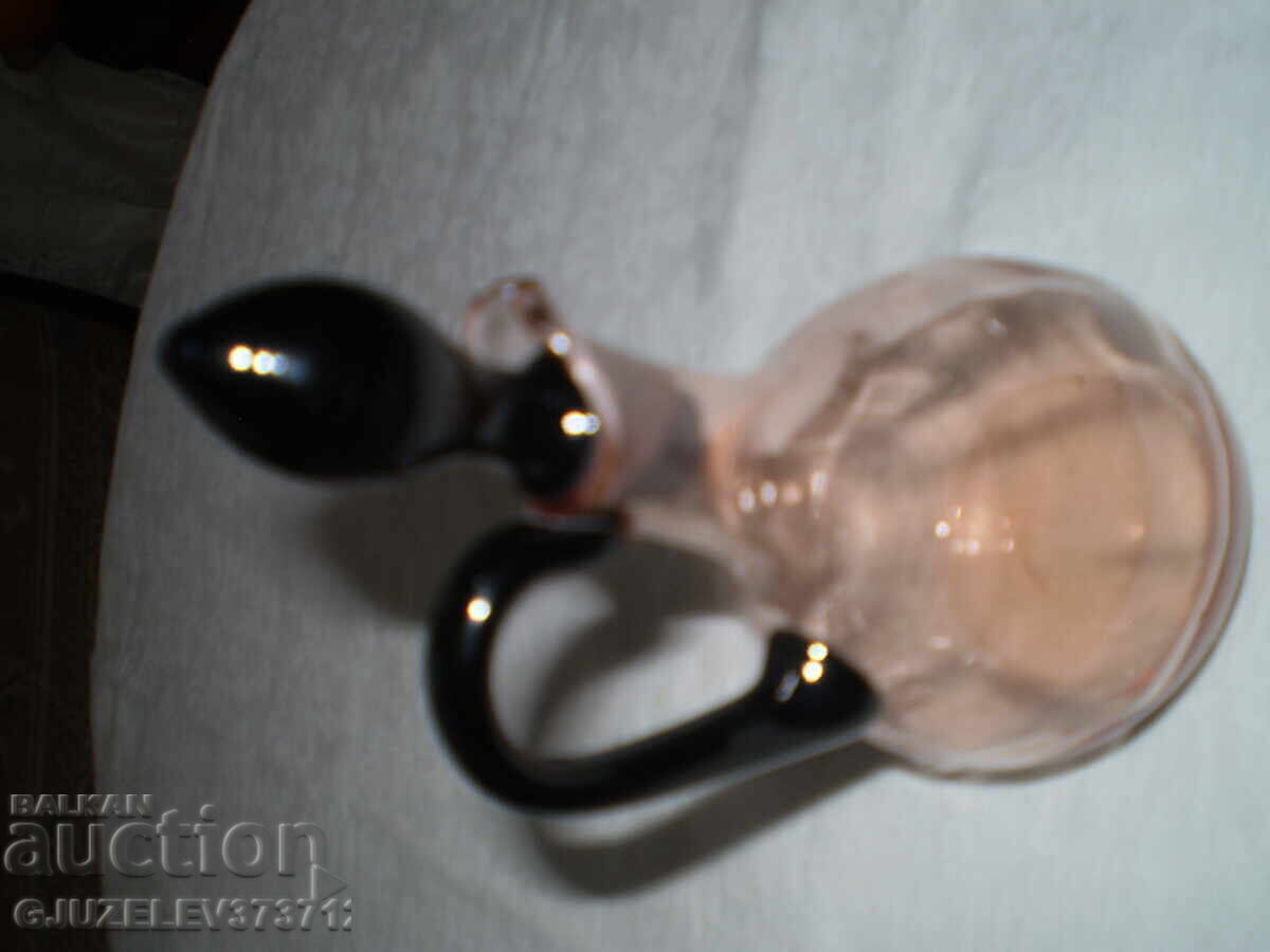 URCIOȘĂ DE STICLĂ ROZ Retro Mic - 6