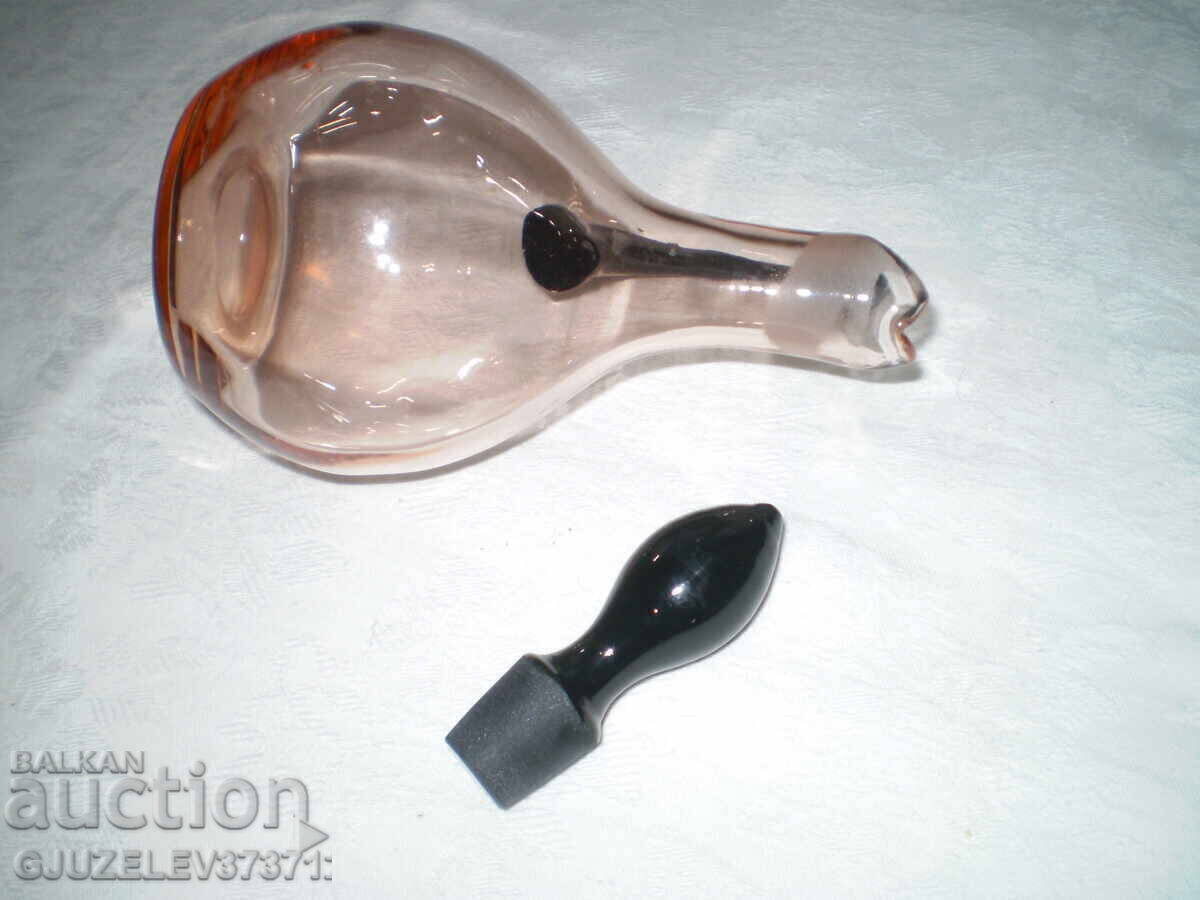 URCIOȘĂ DE STICLĂ ROZ Retro Mic - 7