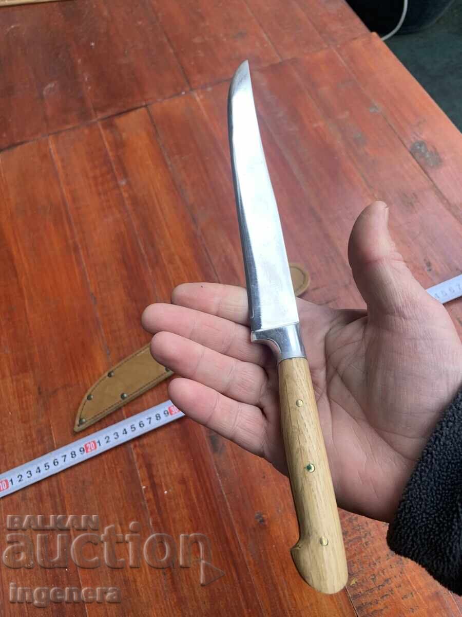 Licitație CUȚIT BULGARIA LAMĂ VECHE TOC