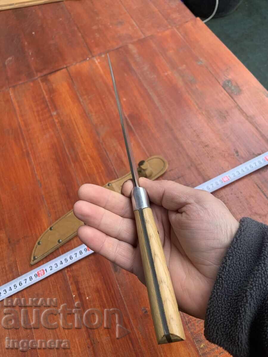 CUȚIT BULGARIA LAMĂ VECHE TOC - 5