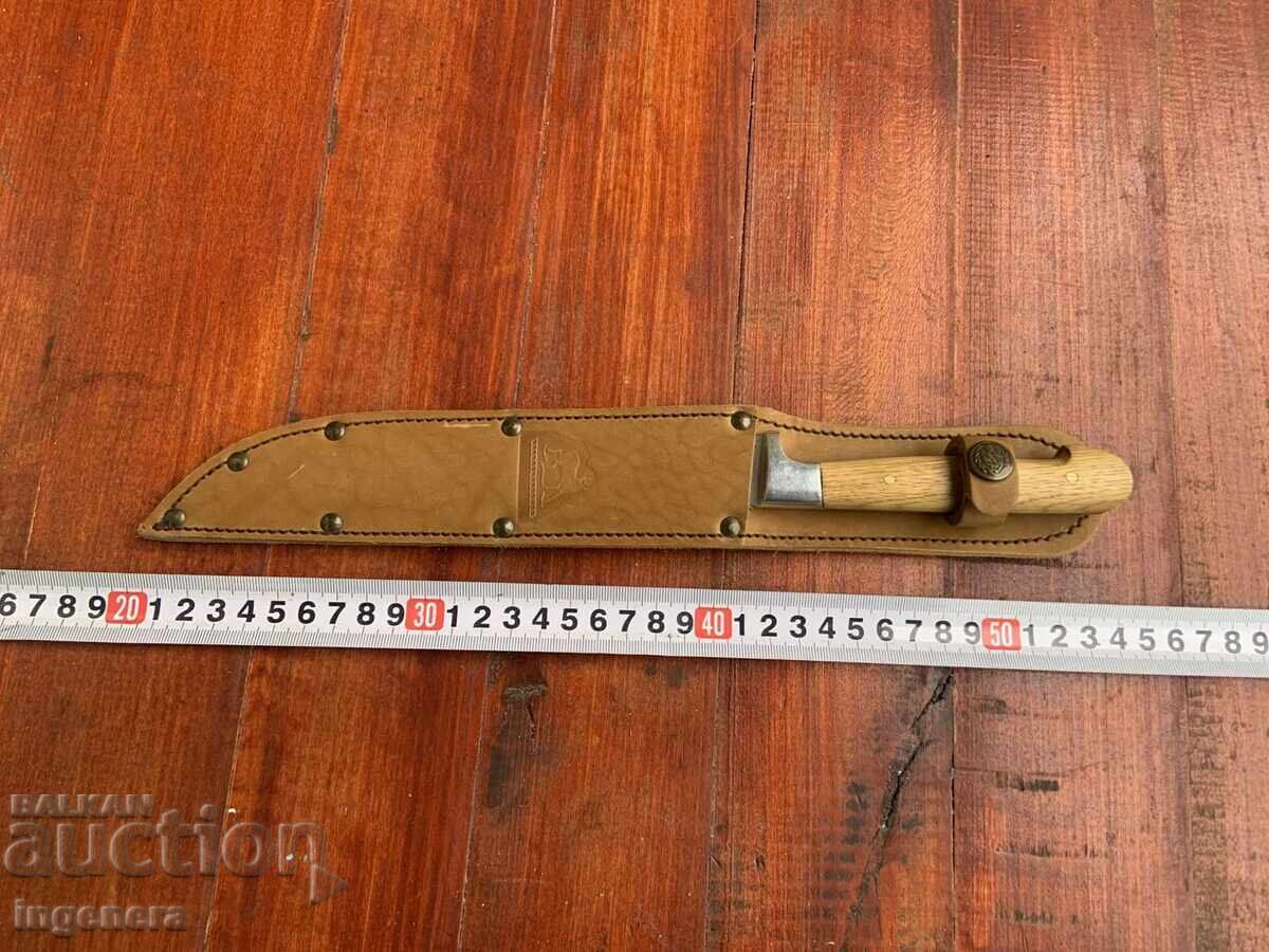 CUȚIT BULGARIA LAMĂ VECHE TOC - 6