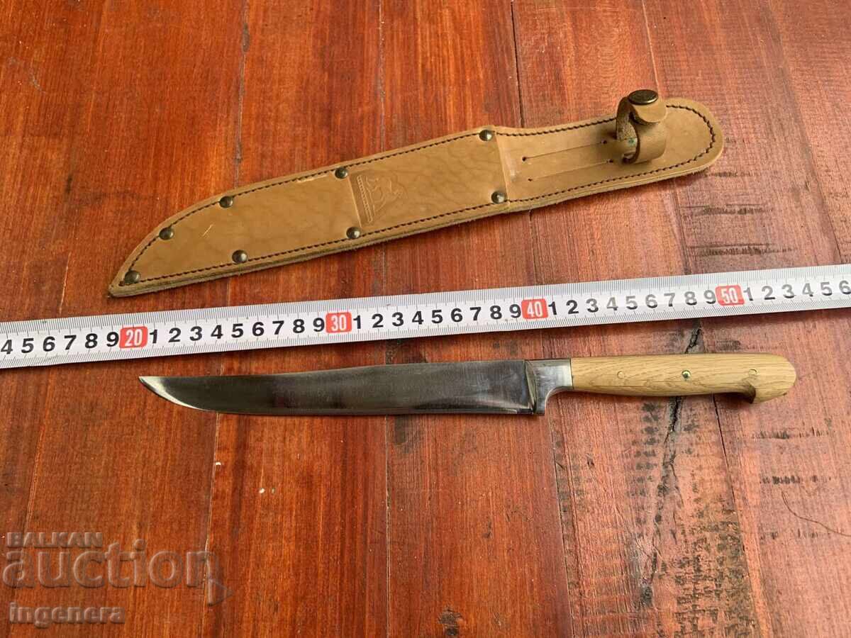 CUȚIT BULGARIA LAMĂ VECHE TOC