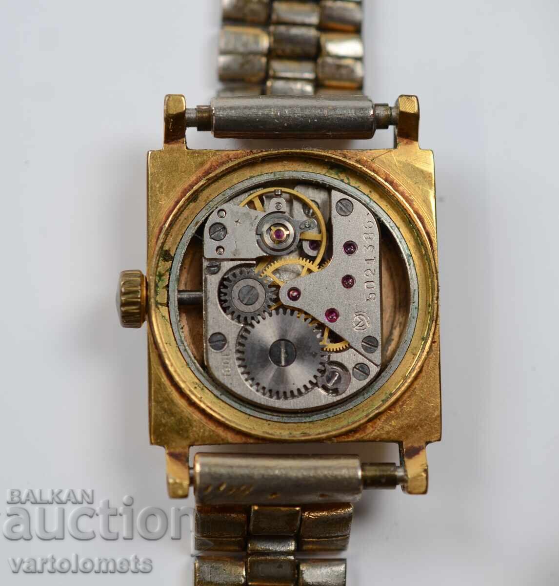 Auction  Ladies watch GLORY OF THE USSR with 10 Mk gold plating - works