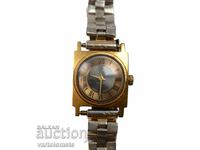 Ladies watch GLORY OF THE USSR with 10 Mk gold plating - works
