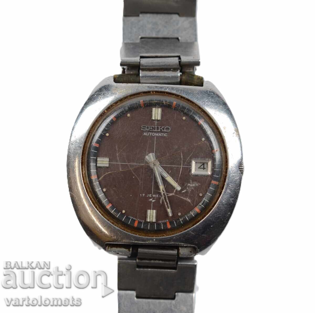 Ceas de mână bărbați SEIKO AUTOMATIC - funcționează cu preț € 25.00 | 48.90 BGN Ceas de mână bărbați SEIKO AUTOMATIC - funcționează cu preț € 25.00 | 48.90 BGN