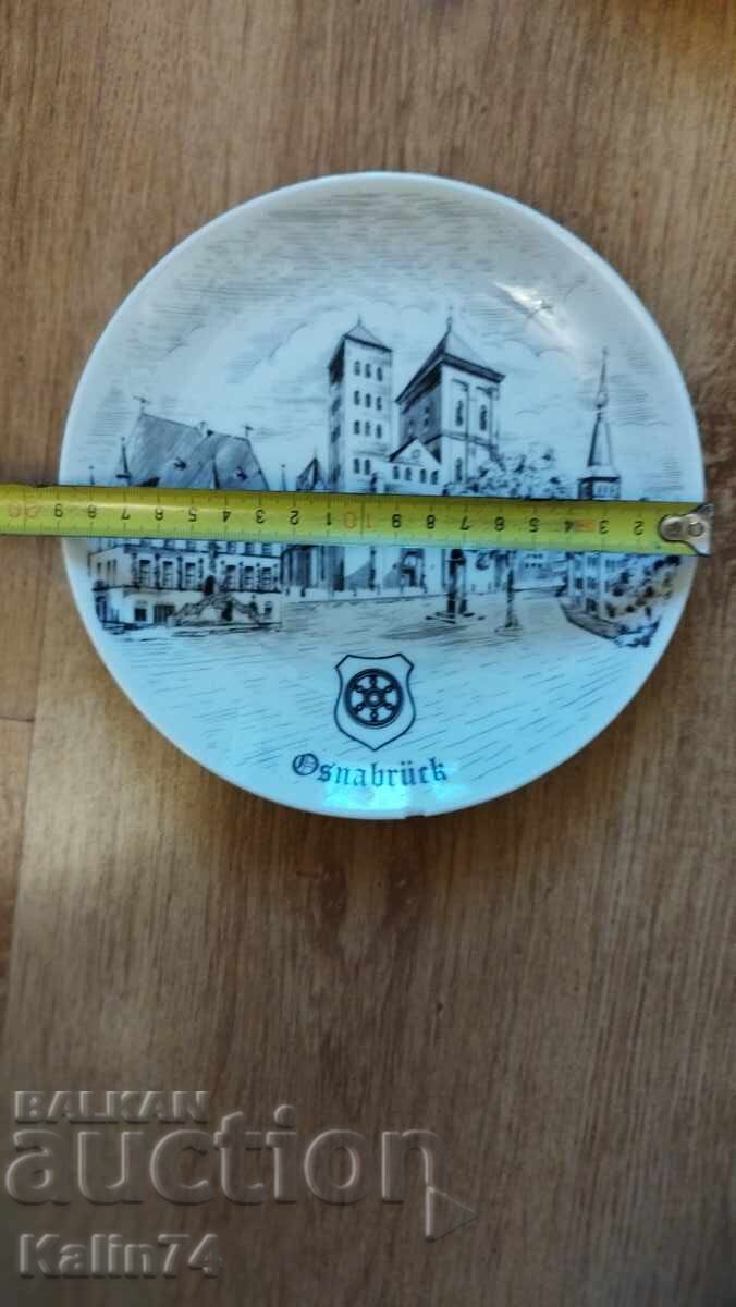 Farfurie decorativa din Osnabrug Germania. cu preț € 7.50 | 14.67 BGN