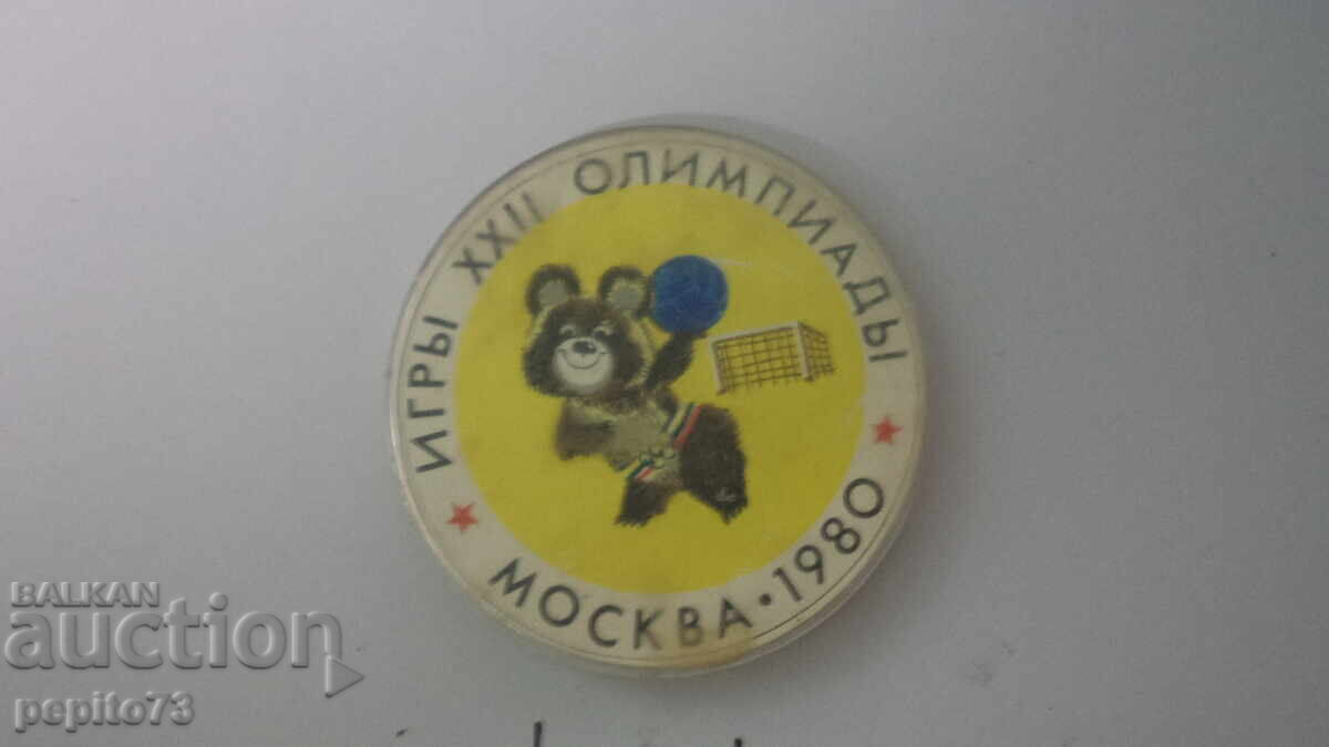 Znachka Moskva 1980, khanbal Znachka Moskva 1980, khanbal