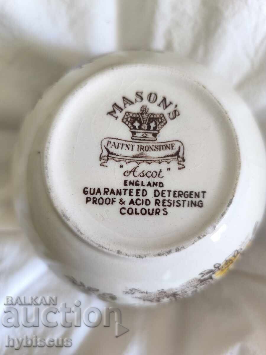 Αγγλική αντίκα βάζο mason's ascot made in england - 6