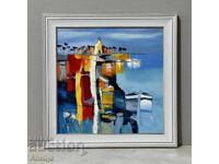 Абстрактен морски пейзаж Созопол