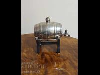 Small metal barrel with a wooden stand!!!