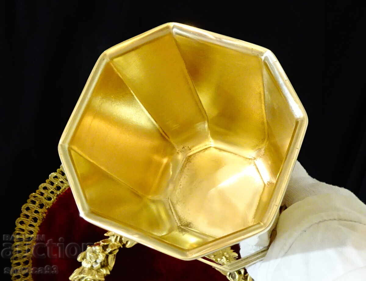 Licitație Vază masivă din alamă Collini, 820 g