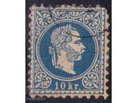 Austria-1867-Clasic-obișnuit-Împăratul Franz Joseph, ștampilă