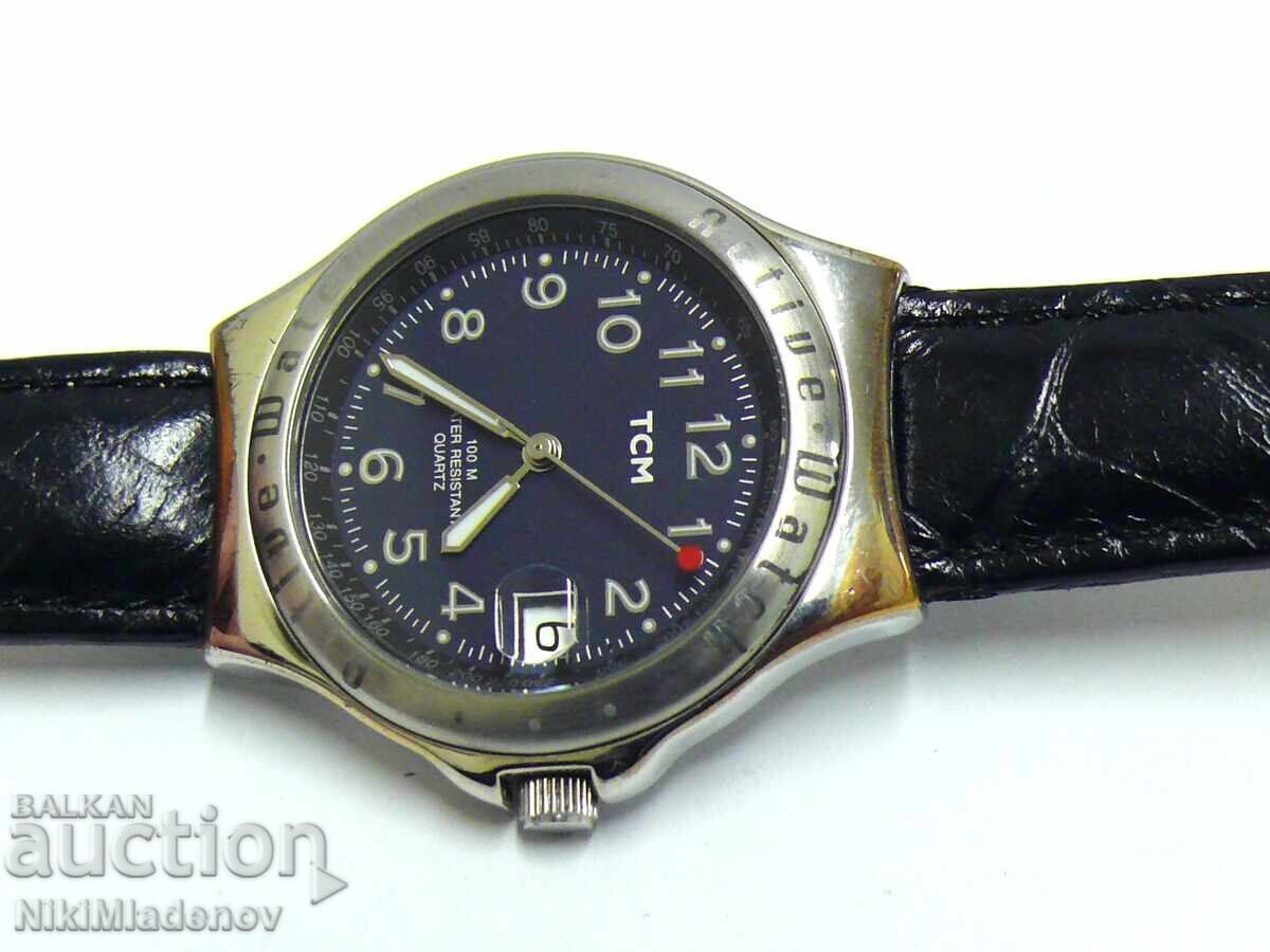 TCM Ανδρικό ρολόι χειρός με ημερομηνία - 5