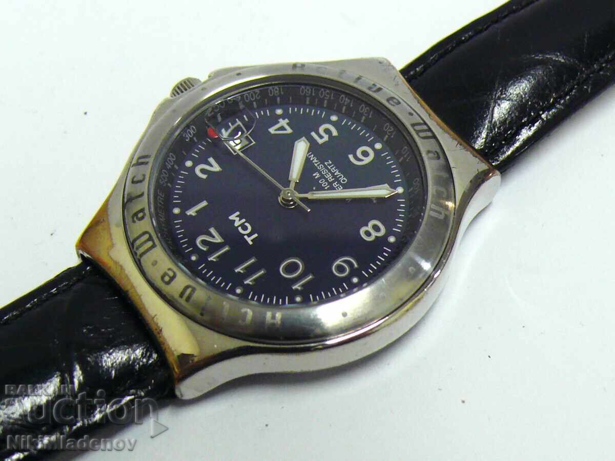 TCM Ανδρικό ρολόι χειρός με ημερομηνία - 6